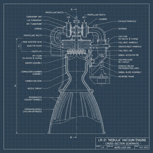 Engine Schematic Blueprint
