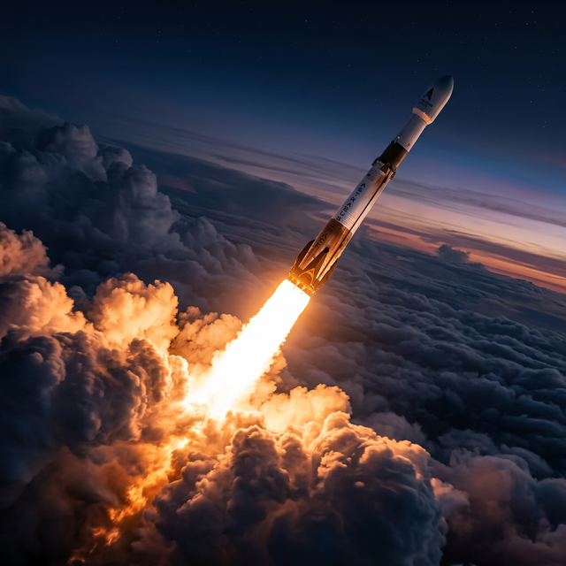 Orbital Rocket Ascending