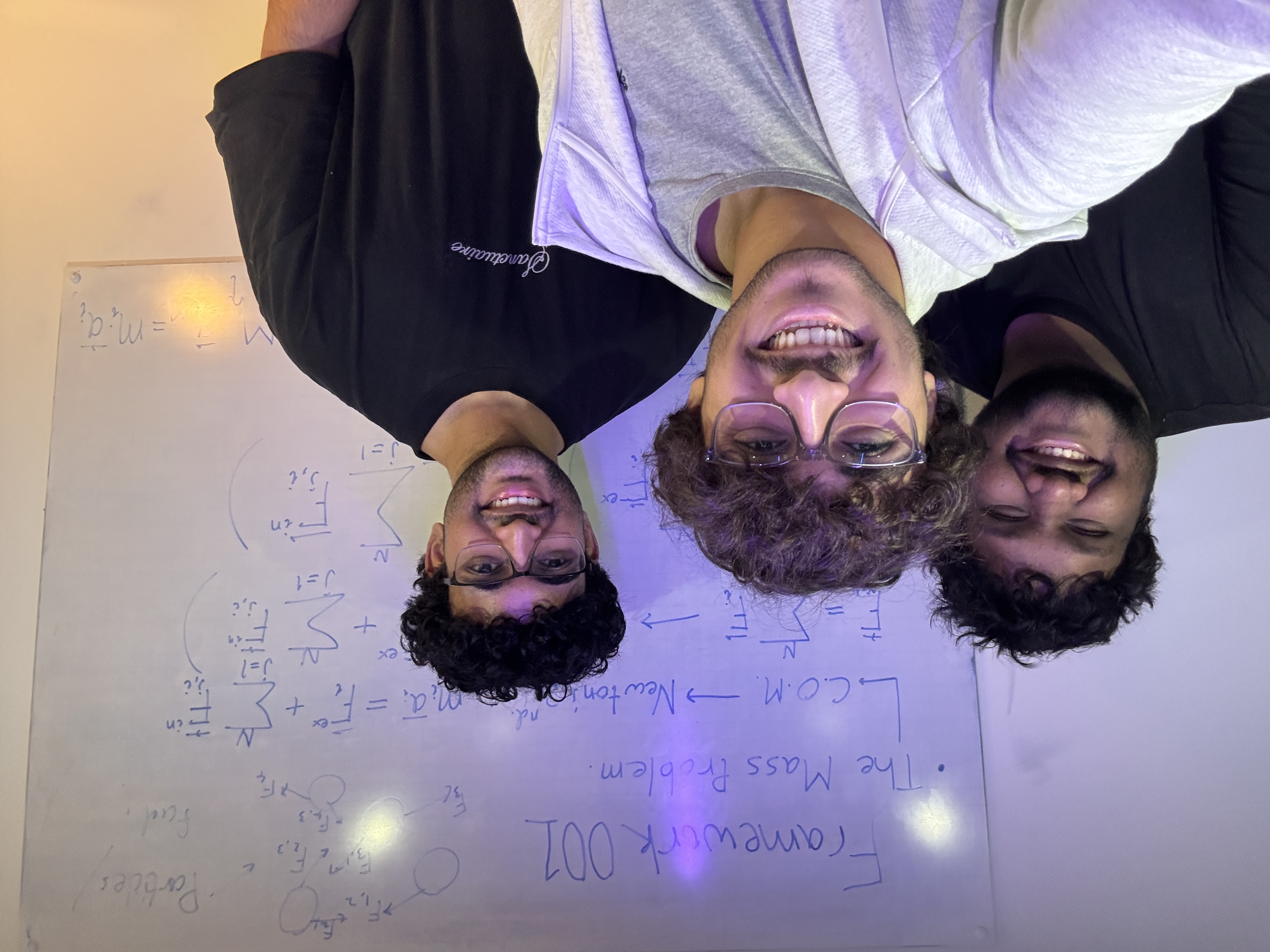 FALAk Space Founders: Laxshan, Adham, Senith